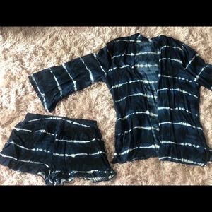 Tie dye short set